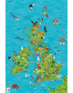 Children's Wall Map of the United Kingdom and Ireland - 9780008212087-thumb