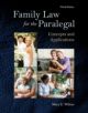 Family Law for the Paralegal - 9780133779714-thumb