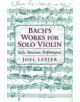 Bach's Works for Solo Violin - 9780195120974-thumb