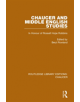 Chaucer and Middle English Studies - 9780367357405-thumb