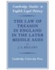 The Law of Treason in England in the Later Middle Ages - 9780521078306-thumb