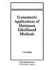 Econometric Applications of Maximum Likelihood Methods - 9780521253178-thumb