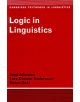 Logic in Linguistics - 9780521291743-thumb