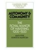 Autonomy and Community - 9780521320184-thumb