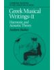 Greek Musical Writings: Volume 2, Harmonic and Acoustic Theory - 9780521616973-thumb