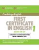 Cambridge First Certificate in English 1 for Updated Exam Audio CDs (2) - 9780521714525-thumb