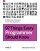 97 Things Every Programmer Should Know - 9780596809485-thumb