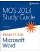 MOS 2013 Study Guide for Microsoft Word - 9780735669253-thumb