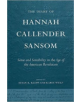 The Diary of Hannah Callender Sansom - 9780801447846-thumb