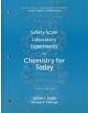 Safety-Scale Laboratory Experiments for Chemistry for Today - 9781133604259-thumb