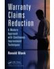 Warranty Claims Reduction - 9781482209129-thumb