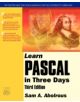 Learn Pascal in Three Days - 9781556228056-thumb