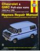 Chevrolet and GMC Full-size Vans (1968-1996) Automotive Repair Manual - 9781563921971-thumb
