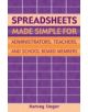 Spreadsheets Made Simple for Administrators, Teachers, and School Board Members - 9781578861217-thumb