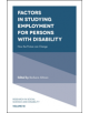 Factors in Studying Employment for Persons with Disability - 9781787146068-thumb