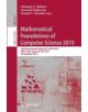 Mathematical Foundations of Computer Science 2015 - 9783662480533-thumb