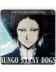 Акрилна подложка за чаша Bungo Stray Dogs: Akutagawa Ryunosuke, 8 см - с аниме герой с къса черна коса, сериозен поглед, тъмно палто и бяла риза под сенчеста конструкция.-thumb