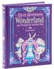 Лилаво издание с твърди корици на "Приключенията на Алиса в Страната на чудесата" и "През огледалото" със синьо-бяла корица, на която са изобразени Алиса, лудият шапкар и Гърбавият Дъмпти.-1-thumb