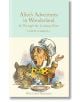 На корицата на "Приключенията на Алиса в страната на чудесата" и "През огледалото" (Macmillan Collector's Library) лудият шапкар е с котка, вдигнала едната си ръка на фона на цветни детайли.-thumb