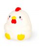 Фигурката Legami Hen Antistress е симпатично бяло пиле в анимационен стил с червен гребен, жълти човка и крака, розови бузи и черни очи - идеално за облекчаване на стреса.-1-thumb