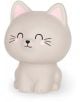 Антистрес фигурка Legami - Kitty е симпатична сива анимационна котка с розови бузки, вътрешни ушички, усмихнато лице, черни мустачки, надигнати ушички и видими лапички - идеална за облекчаване на стреса.-1-thumb