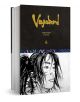 Vagabond Definitive Edition, Vol. 6 е с дръзки златни надписи на черна горна корица, с детайлна черно-бяла илюстрация на лицето на Миямото Мусаши под нея в тази прочута самурайска манга.-1-thumb