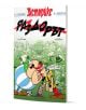 Корица на комикса Астерикс 15: Раздорът, на която едър мустакат и дребен рус герой спорят за вълшебна отвара, а на заден план се води хаотична битка между римляни.-1-thumb