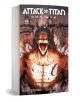 Корицата на Attack On Titan Omnibus 9 (Vol. 25-27) показва мощен титан, който разбива стена с летящи отломки. Тази приключенска шонън манга събира томове 25, 26 и 27 от Хаджиме Исаяма.-1-thumb
