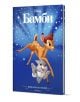 Корица на "Приказна колекция: Бамби - обновено издание" показва анимационните Бамби и Тъмпър, които скачат пред синьото звездно небе-идеален избор за фенове на детски илюстровани книги.-1-thumb