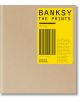 Корицата на Banksy: Отпечатъците има обикновен кафяв фон, яркожълт етикет със заглавието в черен текст, графичен баркод и кратко описание - идеален наръчник за колекционерите на отпечатъци на Банкси.-1-thumb