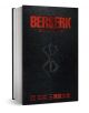 Черно издание Berserk Deluxe Edition Vol. 12 с твърди корици с релефен червен текст и символ, с името на Кентаро Миура на английски и японски език - емблематична фентъзи манга за възрастни.-1-thumb