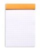 Оранжев блок - пад Rhodia Basics №13 - 80 листа на малки квадратчета - Rhodia - Clairefontaine - France - Rhodia Boutique - 3037920132006-2-thumb