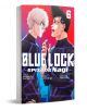 На корицата на „Blue Lock: Episode Nagi“, том 6, са изобразени двама решителни футболисти, които се изправят един срещу друг на фона на червено и синьо, а в долната част са изписани заглавието на поредицата и имената на авторите, което улавя изпълнената с-1-thumb