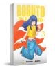 На 3D визуализираната корица на Boruto: Two Blue Vortex, Vol. 3 е изобразена Химавари с дълга синя коса, жълта риза на цветя и синя пола пред големи червени опашки на бял фон с удебелен жълт текст.-1-thumb