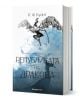 Книга от колекция "Войната на маковете": Републиката на дракона от Р. Ф. Куанг, с корица на воин върху дракон и китайски митологични елементи върху син акварелен фон.-3-thumb
