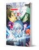 Корица на „Bungo Stray Dogs“, том 5: „Dead Apple“ (лека новела), на която са изобразени различни герои с магически способности, с разнообразни изражения и ярки цветове; в центъра герой с бели коси сочи напред. Заглавието и списъкът с авторите са разположе-1-thumb