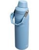 Stanley The Aerolight IceFlow Indigo бутилка за вода има елегантен, модерен матов дизайн в светлосиньо, с широка дръжка и капак с винт, изработен от рециклирана неръждаема стомана за екологично хидратиране.-2-thumb