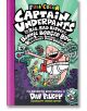 Цветна корица на кутията за Captain Underpants Forever Box Set #1-12. Представя Капитан Дънкови панталони, който се издига над града с екшън в комиксов стил и анимационни злодеи - идеален за колекцията на всеки фен!.-8-thumb