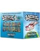 Кутията Captain Underpants Forever Box Set #1-12 включва кориците на всичките 12 книги отляво, а отдясно е изобразен капитанът Underpants, който лети геройски по бельо и пелерина.-1-thumb
