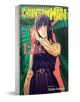 3D визуализация на Chainsaw Man, том 12. Корицата показва Аса Митака, тъмнокосо момиче с пола, застанало пред зелени шкафове за документи, с жълтото заглавие Chainsaw Man и автора Тацуки Фуджимото.-1-thumb