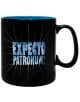 Чаша с термо ефект ABYstyle Harry Potter - Patronus е черна чаша със синя вътрешна част и текст EXPECTO PATRONUM! - идеален подарък Хари Потър за всеки фен.-1-thumb
