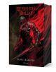 Корицата на книгата "Червения рицар" показва тъмно брониран рицар с червен меч и вихрена енергия. Заглавието на кирилица загатва за опасностите от Дивото и наемниците; написано от Майлз Камерън.-1-thumb