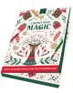 Комплектът за оцветяване за възрастни "Коледна магия" включва празнична кутия със северен елен в пуловер, заобиколен от подаръци, орнаменти, джинджифил и захарни пръчки. Включва три цветни молива. Текстът гласи: КОЛЕДНА МАГИЯ - идеална за коледно оцветява-2-thumb