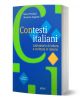Корицата на Contesti italiani Учебно помагало по италиански език се отличава със смели геометрични форми и ярък текст, което я прави визуално забележима за напредналите в изучаването на италиански език.-1-thumb