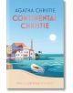 Корица на книгата за Continential Christie: На нея са изобразени пастелни крайбрежни сгради, църква, лодка в тюркоазена вода и ярко слънце над нея. Подзаглавие: Дванадесет европейски мистерии.-2-thumb