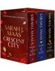 The Crescent City Paperback Box Set включва три фентъзи романа от Сара Джей Маас - House of Earth and Blood, House of Sky and Breath и House of Flame and Shadow - представени един до друг.-thumb