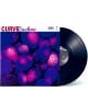 Винилова плоча, частично извадена от калъфа, показва обложката на албума Curve - Cuckoo (VINYL), на която в близък план са изобразени лилави и розови яйца на син фон, а заглавието се вижда.-thumb