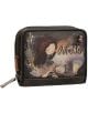 Дамски портфейл Anekke Dreamverse, 10 х 9 см, изработен от синтетична кожа с бродирано момиче, златни акценти, природни детайли, надпис "Anekke" в метал и вградена RFID защита.-2-thumb