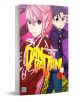 Корицата на Dandadan, Vol. 3 представя розово момиче с червено яке и тъмнокосо момче с очила, които заемат динамични пози на фона на яркия фон, който подсказва за свръхестествени елементи.-1-thumb