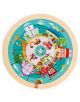 Двустранен дървен пъзел Hape - Работни места - Hape - Hape - Момиче, Момче - 6943478024021-1-thumb